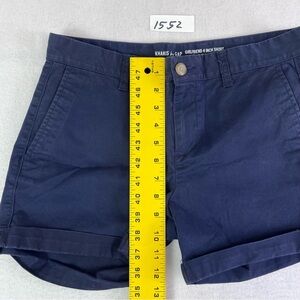 Gap Shorts Girlfriend 0 Khaki Navy 4inch Short